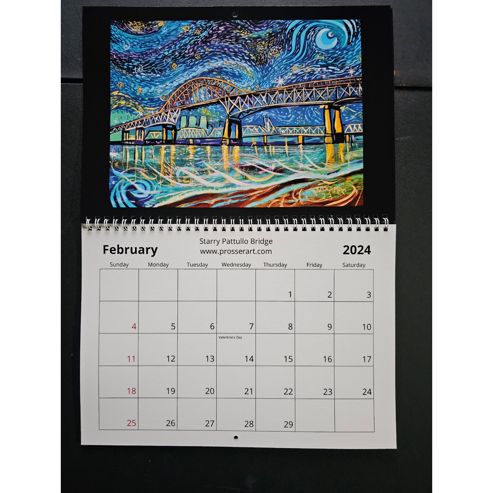 2024 Art Calendar Vancouver Collection ProsserArt   S373418771186852632 P615 I3 W1638 